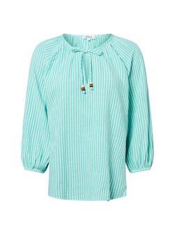 Artikelbild Damen Blusenshirt von s.Oliver in mint weiß gestreift