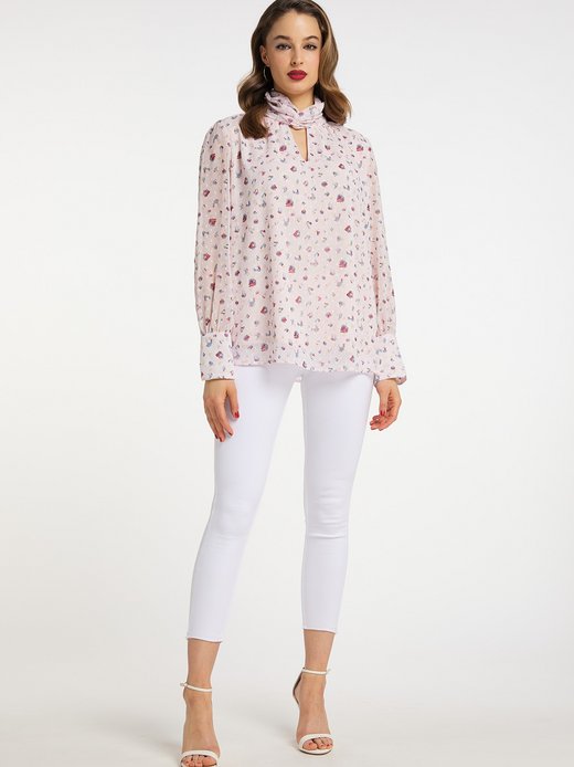 Damen Blusentop langarm