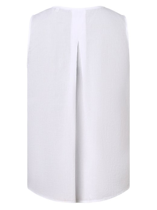 Damen Blusentop mit Leinen-Anteil