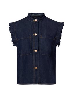 Artikelbild Damen Blusentop von More & More in denim uni