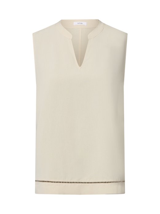 Damen Blussentop mit Leinen-Anteil - Faribica