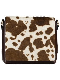 Damen Bodybag - Furry Cow Shoulder Bag M