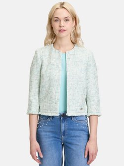 Artikelbild Damen Bolero-Jacke von Betty & Co in mehrfarbig kariert