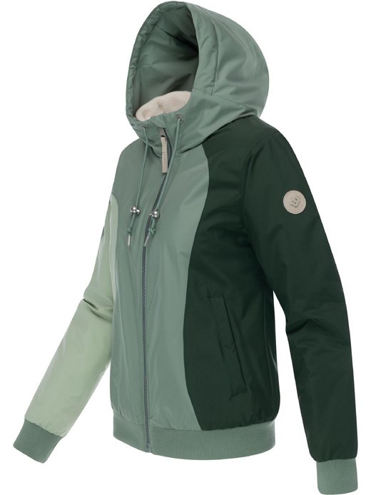 Damen Bomberjacke - Oggie Block Warm YOUMODO