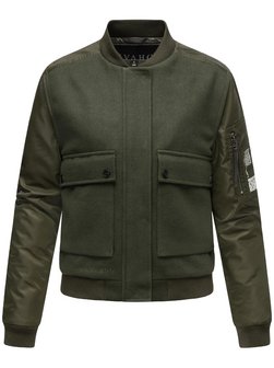 Artikelbild Damen Bomberjacke - Willstehaben 14 von Navahoo in oliv uni