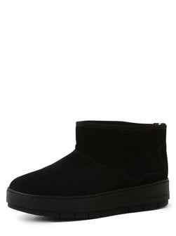 Artikelbild Damen Boots aus Leder von Tommy Hilfiger in schwarz uni