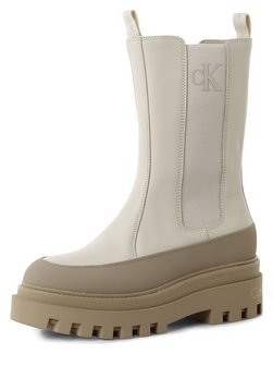 Artikelbild Damen Boots aus Leder von Calvin Klein Jeans in ecru taupe uni