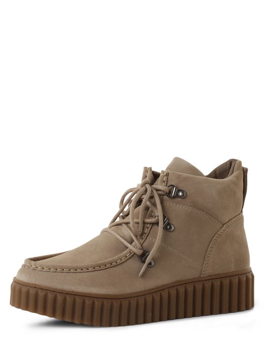 Damen Boots aus Veloursleder