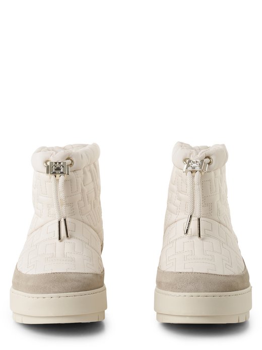 Damen Boots mit Leder-Anteil