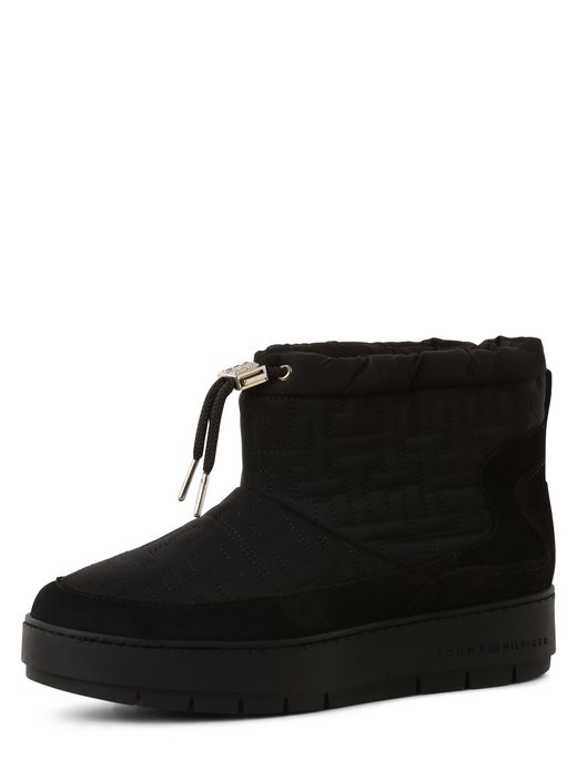 Damen Boots mit Leder-Anteil