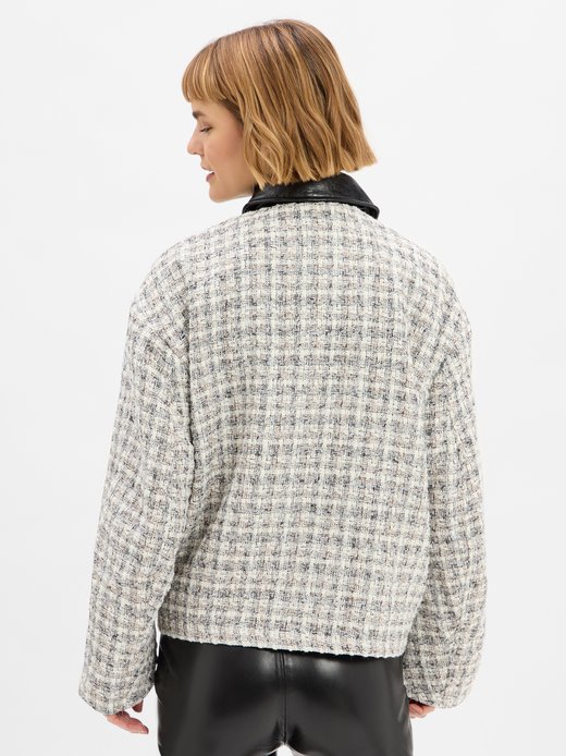 Damen Bouclé-Jacke - Xina
