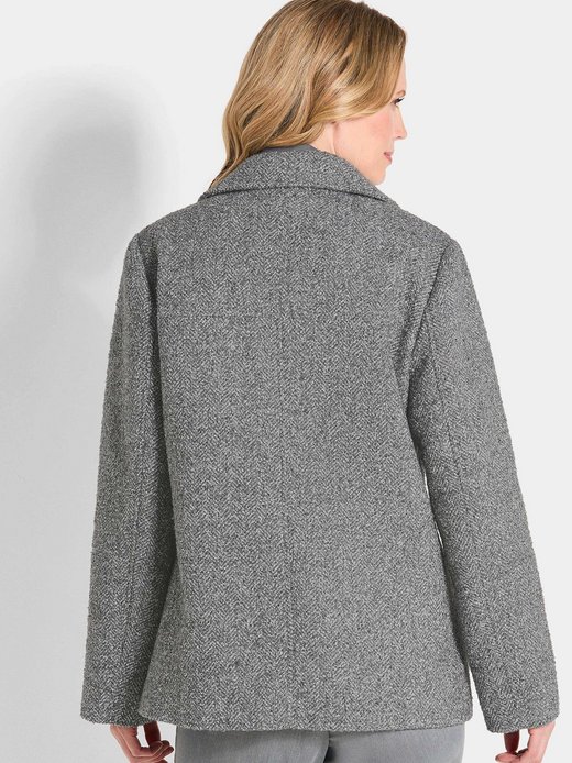 Damen Bouclé-Jacke