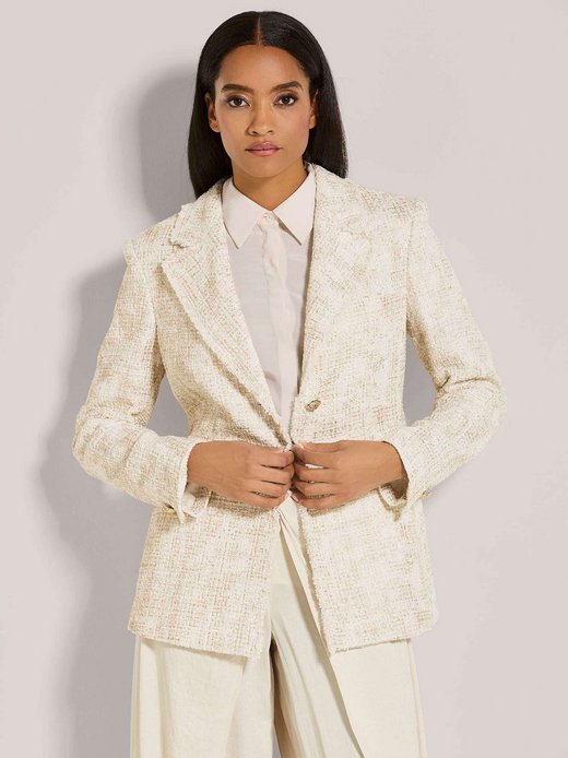 Damen Boucléblazer
