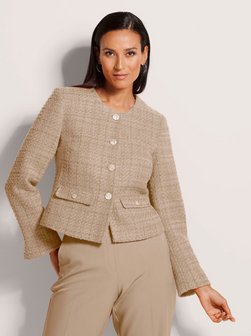 Damen Boucléblazer