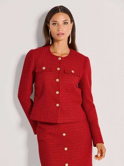 Damen Boucléblazer
