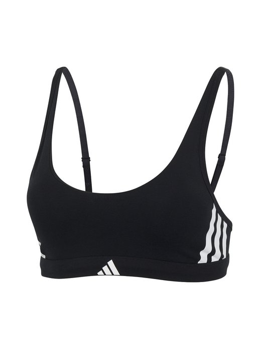 Damen Bralette  -  Sport Active Essentials Cotton 3 Stripes