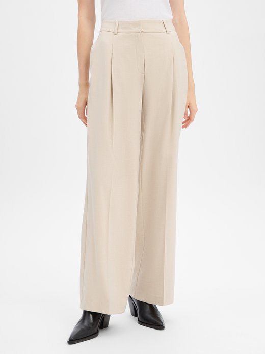 Damen Bundfaltenhose - Catsby soft