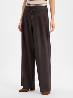 Damen Bundfaltenhose mit Schurwoll-Anteil - Addison
