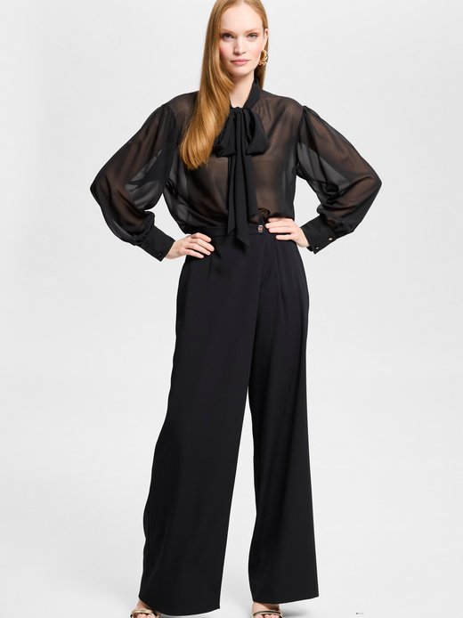 Damen Bundfaltenhose