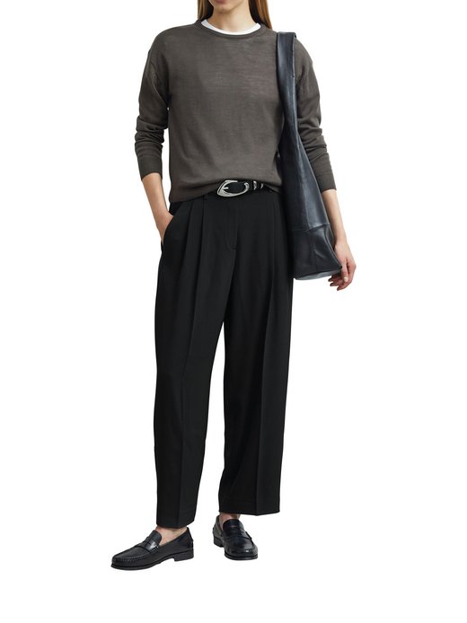 Damen Bundfaltenhose