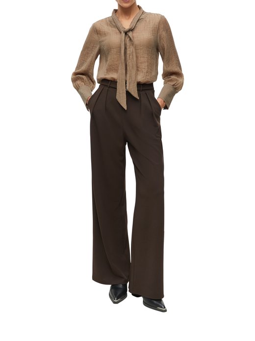 Damen Bundfaltenhose