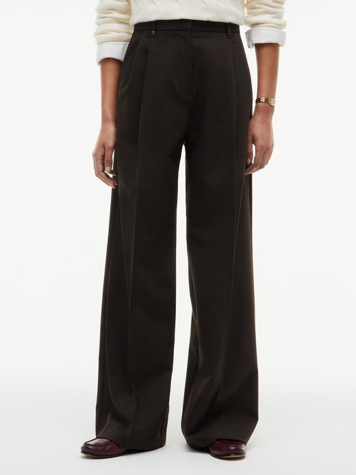 Damen Bundfaltenhose