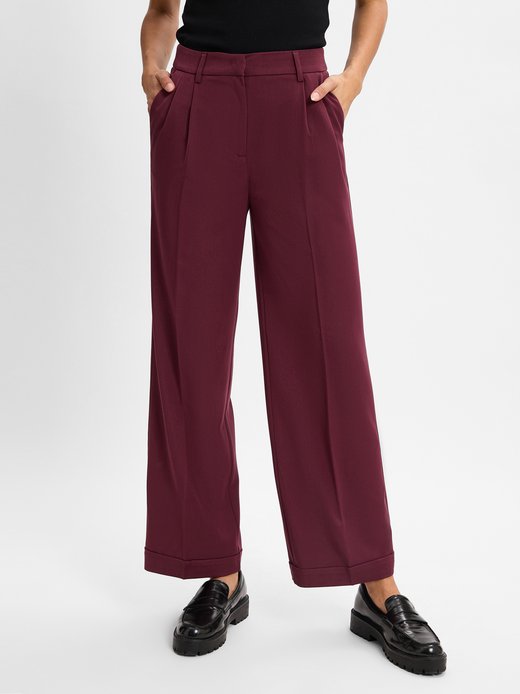 Damen Bundfaltenhose