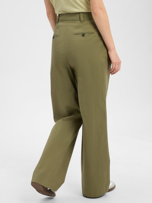 Damen Bundfaltenhose