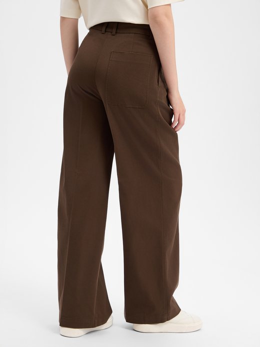 Damen Bundfaltenhose