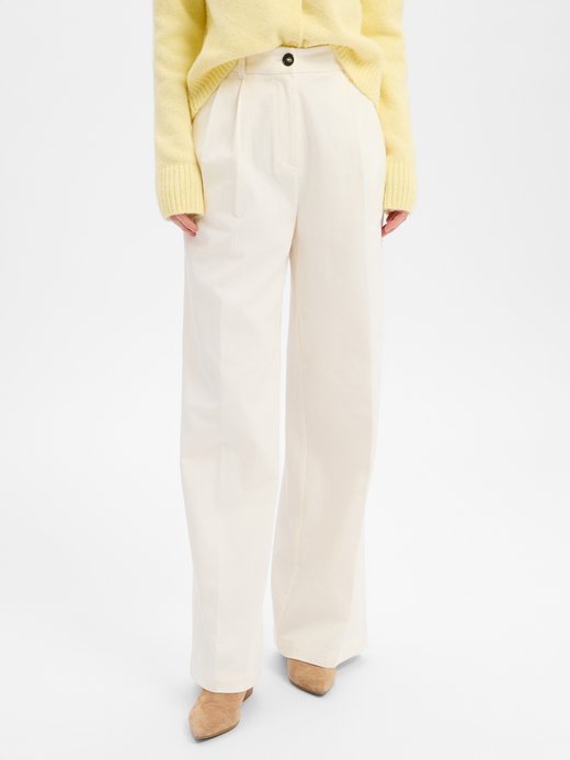 Damen Bundfaltenhose