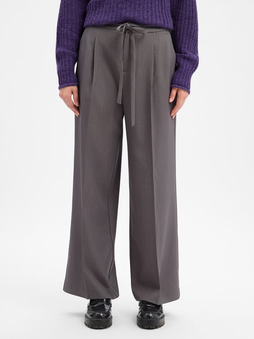 Damen Bundfaltenhose