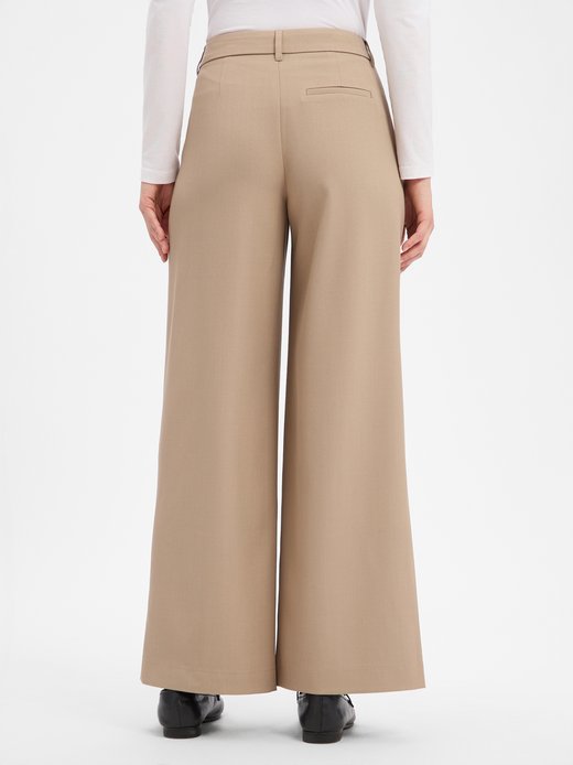 Damen Bundfaltenhose