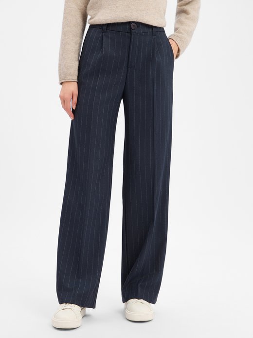 Damen Bundfaltenhose