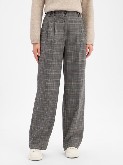 Damen Bundfaltenhose