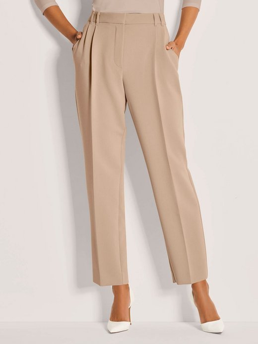 Damen Bundfaltenhose