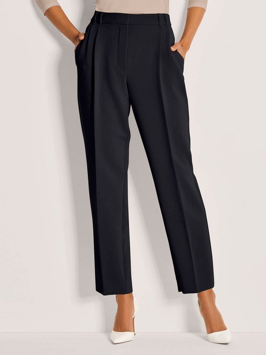 Damen Bundfaltenhose