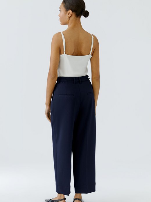 Damen Bundfaltenhose