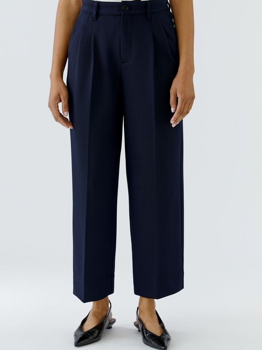 Damen Bundfaltenhose