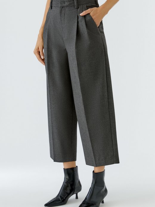 Damen Bundfaltenhose