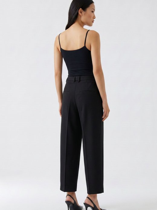 Damen Bundfaltenhose