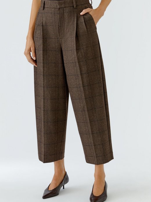 Damen Bundfaltenhose