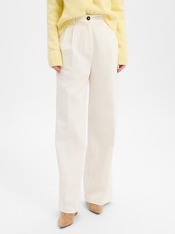 Damen Bundfaltenhose