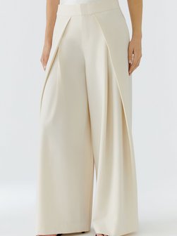 Damen Bundfaltenhose