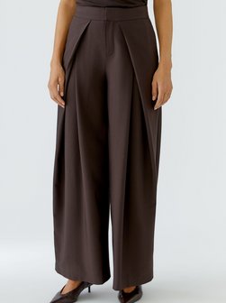 Damen Bundfaltenhose