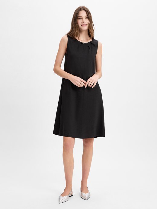 Damen Businesskleid mit Leinenanteil