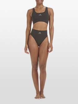 Artikelbild Damen Bustier  -  SCOOP LOUNGE BRA von adidas Sportswear in schwarz uni