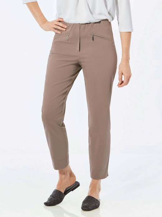 Damen Capri- & 7/8-Hosen Uni - Kurzgöße