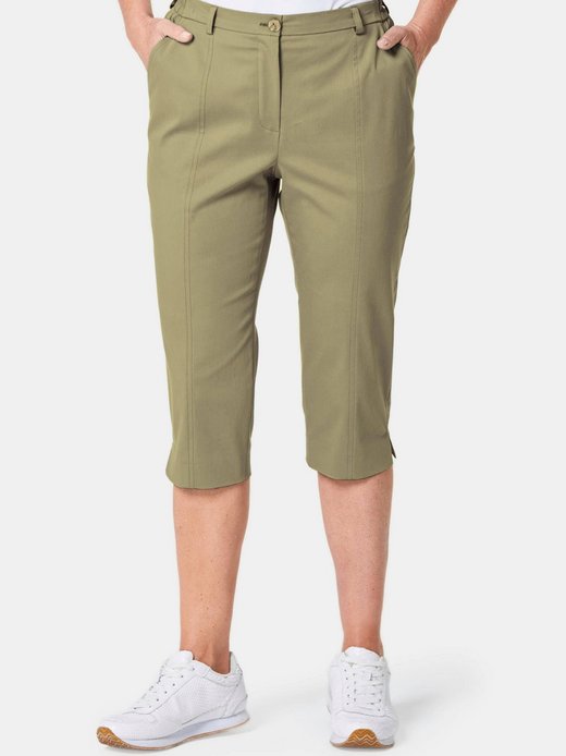 Damen Caprihosen