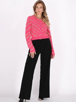Artikelbild Damen Cardigan von Faina in pink gestreift