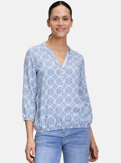 Artikelbild Damen Casual-Bluse von Cartoon in mehrfarbig gemustert